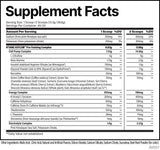 CELLSHOCK RESEARCH NSANE ASYLUM MID STIM SUPPLEMENT FACTS IMAGE EXCLUSIVELY AT NUTRISHOP