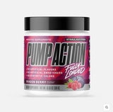 WRKETHIC SUPPLEMENTS PUMPACTION FULLY LOADED DRAGON BERRY BOTTLE IMAGE. 