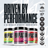 WRKETHIC SUPPLEMENTS PUMPACTION ALL 3 FLAVORS ON DISPLAY IN AN IMAGE FOR AWARENESS EXCLUSIVELY AT NUTRISHOP
