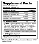 1-XD™,By  FORZAONE Performance Nutrition Supplement Facts 