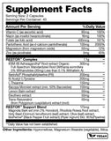 KATALYST NUTRACEUTICALS RESTOR SUPPLEMENT FACTS IMAGE AVAILABLE EXCLUSIVELY AT NUTRISHOP