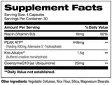 STANCE SUPPLEMENTS POWER ATP SUPPLEMENT FACTS IMAGE AVAILABLE EXCLUSIVELY AT NUTRISHOP