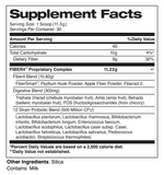 TRAILHEAD NUTRITION MODERN SOURCE FIBER4 SUPPLEMENT FACTS IMAGE AVAILABLE EXCLUSIVELY AT NUTRISHOP